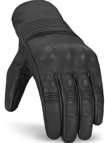 Noru Hoshi Mens Leather Motorcycle Gloves