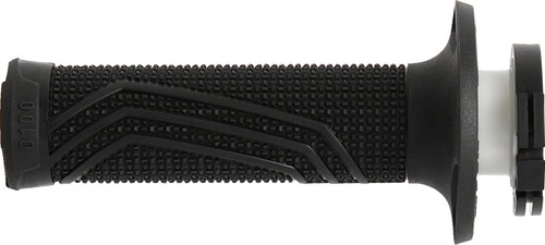 Domino D100 Lock-On Black Grips (D10046C4000A9-0)