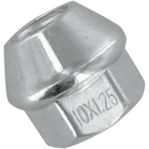 ITP Chrome Tapered Wheel Flat Lug Nut 10mm (DLUG10)