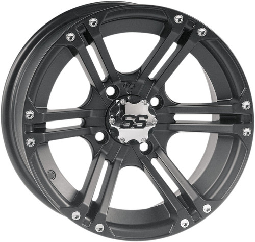 ITP SS212 Aluminum Wheel Matte Black 12x7 (1222231536B)