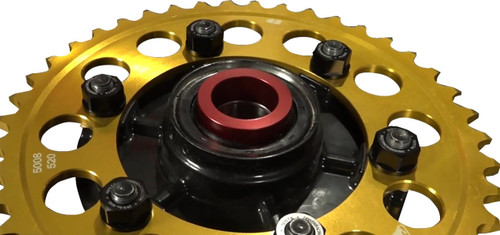 Driven Captive Red Wheel Spacers (DCWS-038)