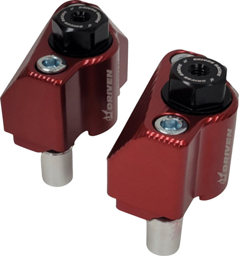 Driven Captive Red Axle Blocks (DRCAX-206RD)