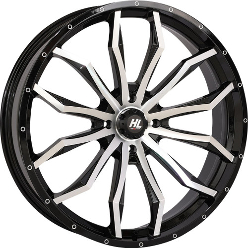 High Lifter HL21 Gloss Black w/Machined Wheel 24x7 (24HL21-1156)