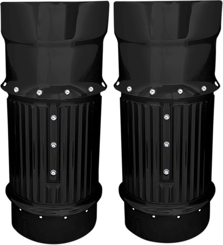 Covingtons Dimpled Black Fork Leg Bells (C1114-B)