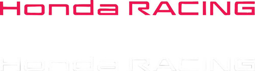 Factory Effex 12" Honda Racing Red Die-Cut Decal (28-94302)