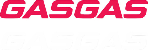Factory Effex 36" Gas Gas Red Die-Cut Decal (28-94706)