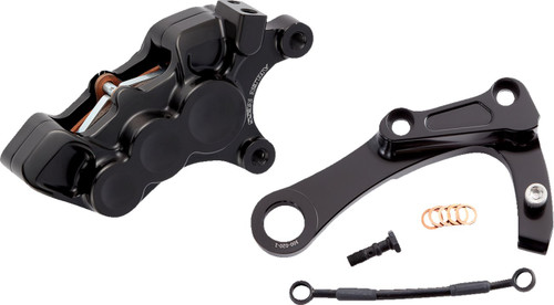 Arlen Ness 11.5" 6-Piston Differntial Bore Rear Black Caliper (02-328)