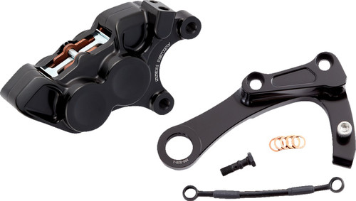 Arlen Ness 11.5" 4-Piston Rear Black Caliper (02-329)