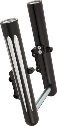 Arlen Ness Deep Cut Black "Hot Legs" Fork Legs (40-530)
