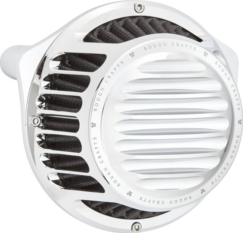 Arlen Ness Rough Craft Chrome Round Air Cleaner (RC-600-024)
