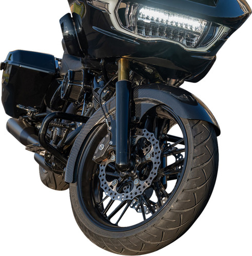 Arlen Ness 21" Carbon Fiber Wrapper Front Fender (210-031)