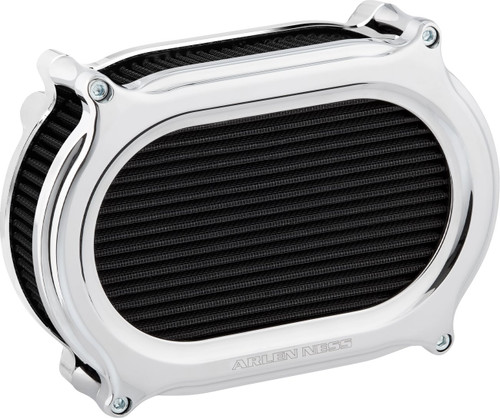 Arlen Ness Stage 2 Oval Chrome Air Cleaner (600-195)