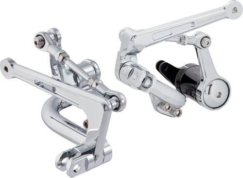Arlen Ness Chrome Mid Controls Kit (420-142)