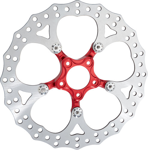 Arlen Ness 14" Spider Red Brake Rotor (300-070)