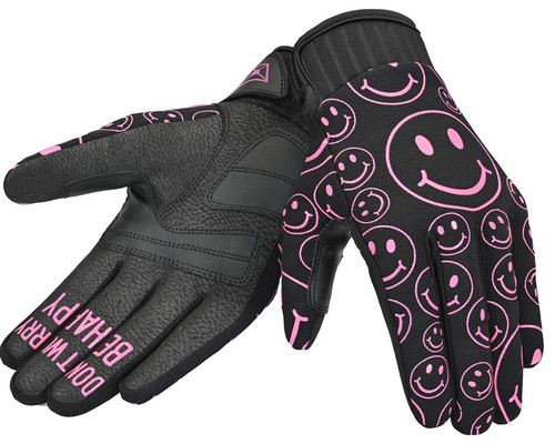 Cortech Happy Faces Standard Issue Womens Motorcycle Gloves