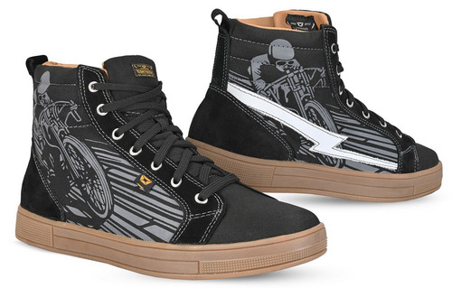Cortech Slayer LE Boardtrack Mens Canvas Motorcycle Riding Shoes