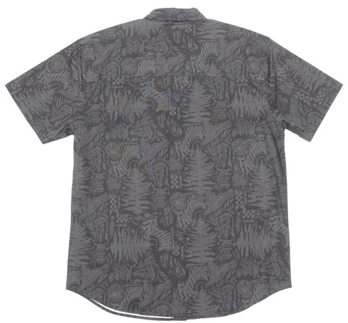 Fasthouse Tomahawk Mens Button Up Short Sleeve T-Shirt