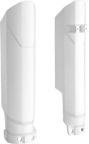 Polisport White Plastic Fork Guards (8399300002)