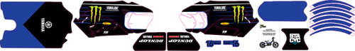 D'Cor Visuals Star Racing Graphics Kit 16" STACYC Stability Cycle (10-80-200B)