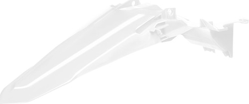 Polisport White Plastic Rear Fender (8687300002)