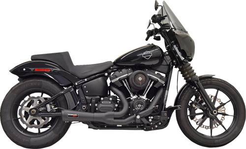 Bassani Short "Ripper" 2-into-1 Black Exhaust System (1S73RBE)