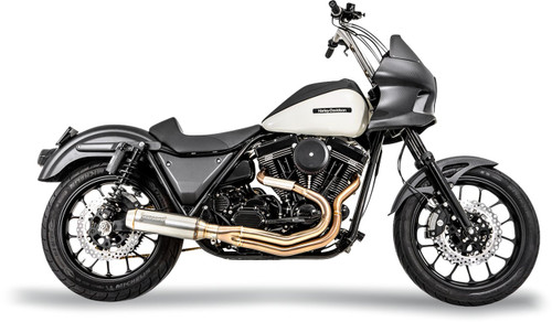 Bassani Road Rage 3 Exhaust 2-1 System w/Superbike Muffler | Stainless (1FXR3SS)