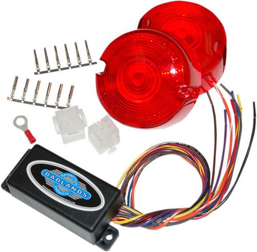 Badlands 6-Pin Plug-In Illuminator w/Red Lenses (ILL-02-RL-B)
