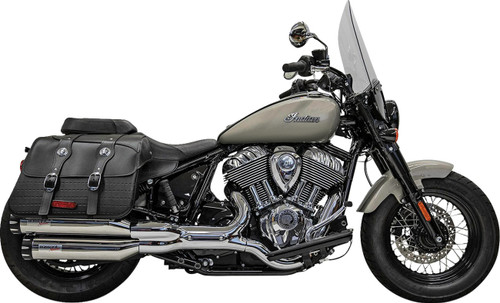 Bassani 4" Chrome Slip-On Mufflers (8CH17)