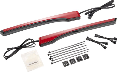 Ciro Spar Side Trunk Lights Black w/Red Lens (46521)
