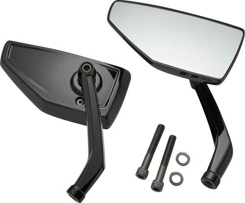 Ciro Chicane Black Side View Mirrors (55020)