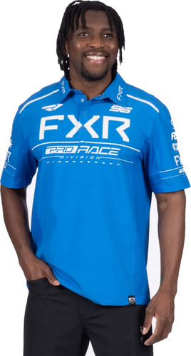 FXR Race Division Performance UPF Mens Short Sleeve Polo Shirt