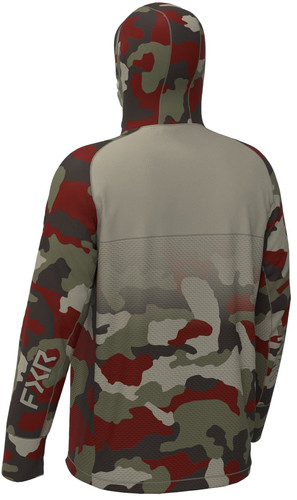 FXR Pro Camo Air UPF Mens Pullover Hoody