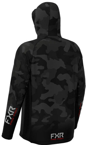 FXR Derby Camo Air UPF Mens Pullover Hoody