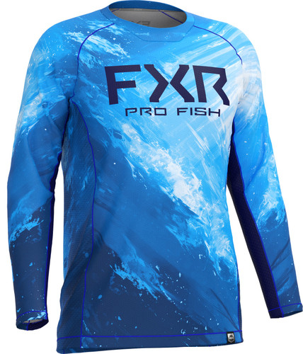 FXR Derby Swell Air UPF Mens Long Sleeve Jersey