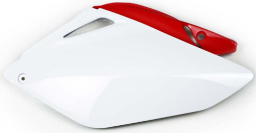 Factory Effex White/Red Plastic Side Panel (11-75324)