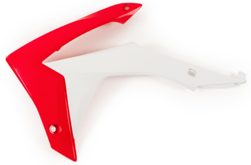 Factory Effex Red/White Front Plate Plastic Shroud Kit (11-71332)