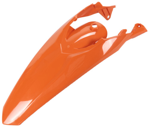 Factory Effex Orange Plastic MX Rear Fender (11-74526)