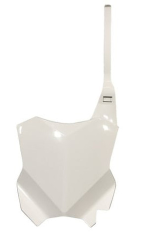 Factory Effex Cycra White Plastic Front Number Plate (18-73152)