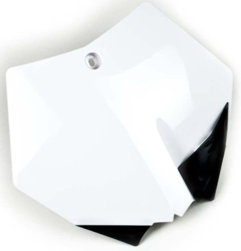Factory Effex Cycra White Plastic Front Number Plate (18-73560)
