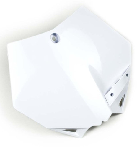 Factory Effex Cycra White Plastic Front Number Plate (12-73540)