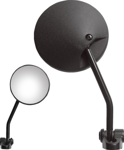 Parts Unlimited Flag Style Round Snowmobile Mirror (0640-1690)