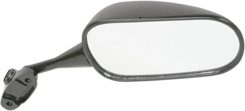 Parts Unlimited Black Rectangle Right Side View Mirror (0640-0129)