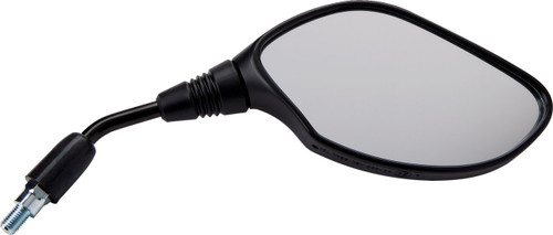 Parts Unlimited Black Oval Right Side View Mirror (0640-1693)