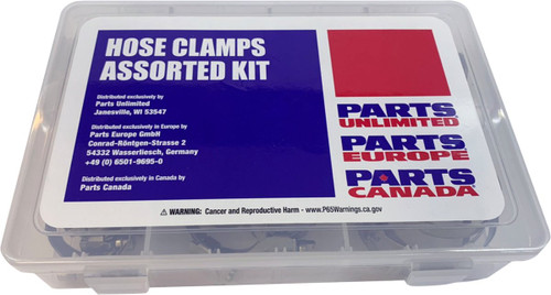 Parts Unlimited Assorted Hose Clamp Kit (60-Pieces) (2402-0279)
