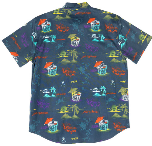 Fasthouse Hideout Mens Button Up Short Sleeve Shirt