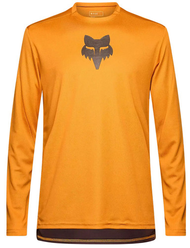 Fox Racing Ranger Fox Head Mens LS MTB Mountain Bike Jersey