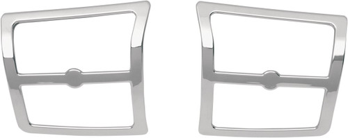 Parts Unlimited Chrome Rear Speaker Grilles (4405-0130)