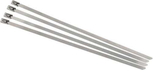 Cycle Performance 14" Stainless Steel Exhaust Wrap Clamps (4-Pack) (CPP/9071)