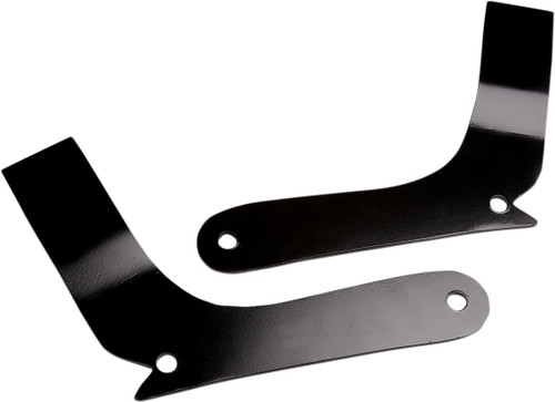 Cycle Visions Black Sissy Bar Side Plates (CV-8095B)