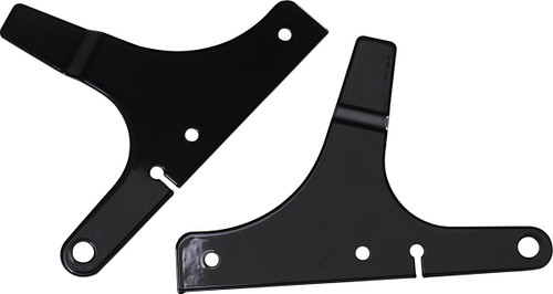 Cycle Visions Black Sissy Bar Side Plates (CV-8075B)